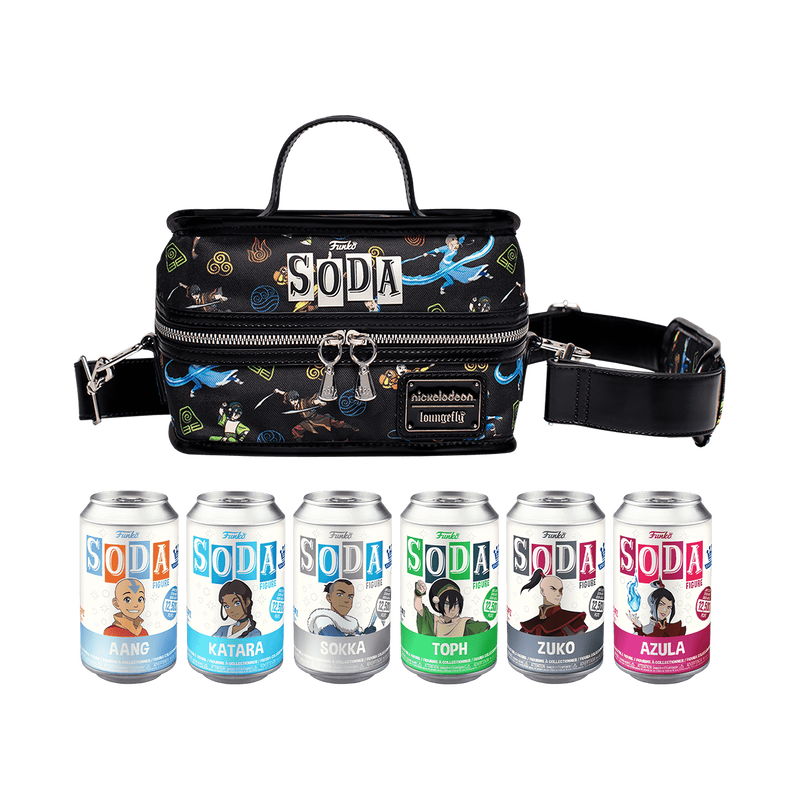 Nickelodeon Vinyl SODA Avatar: The Last Airbender 6-Pack with Cooler