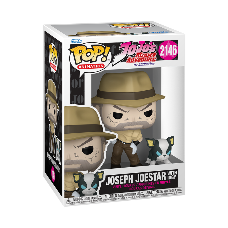 JoJo's Bizarre Adventure Pop! & Buddy Joseph Joestar with Iggy