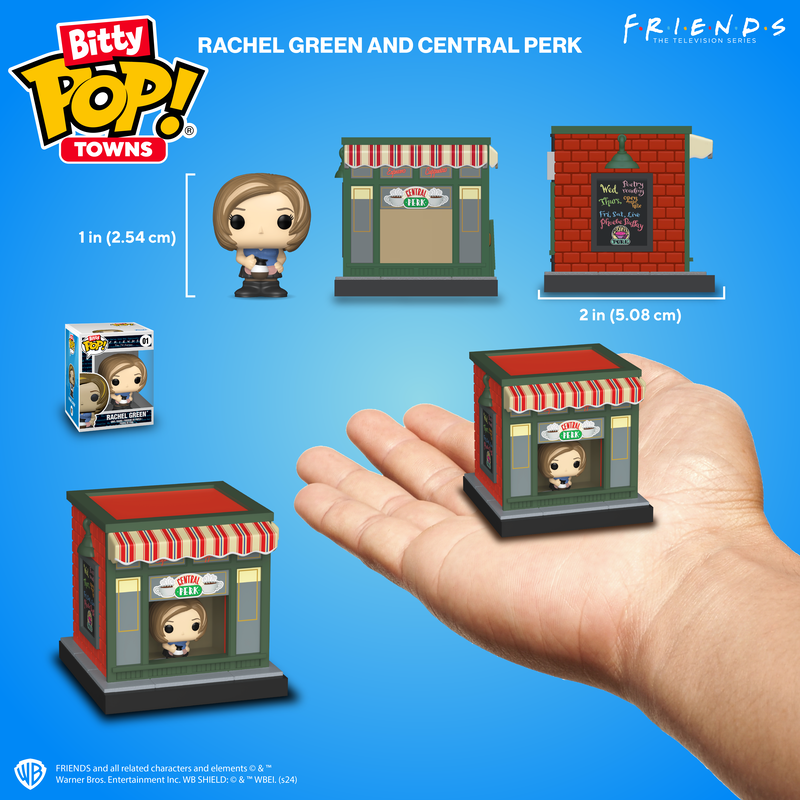 Friends Bitty Pop! Towns Rachel Green and Central Perk