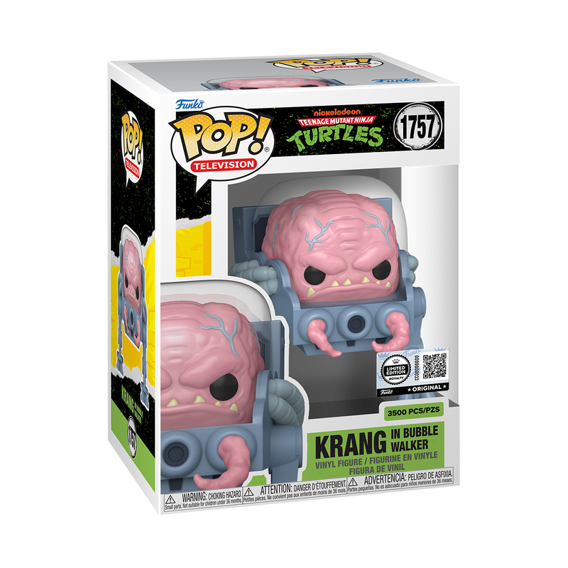 Teenage Mutant Ninja Turtles Pop! Krang in Bubble Walker with Pop! Protector