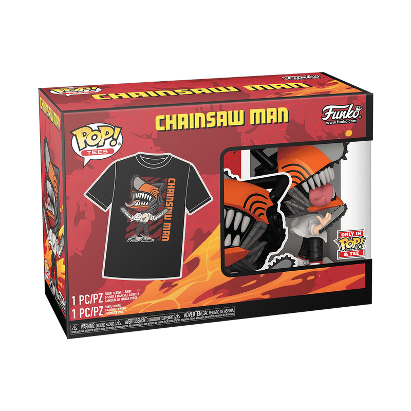 Chainsaw Man Pop! & Tee Chainsaw Man