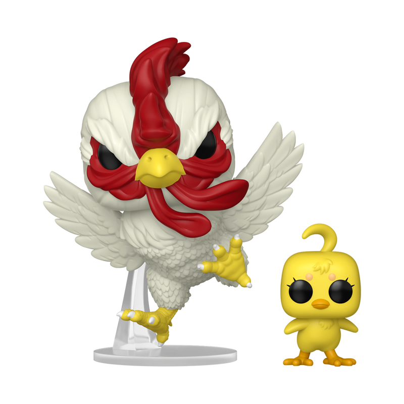 Rooster Fighter Pop! & Buddy Keiji with Piyoko
