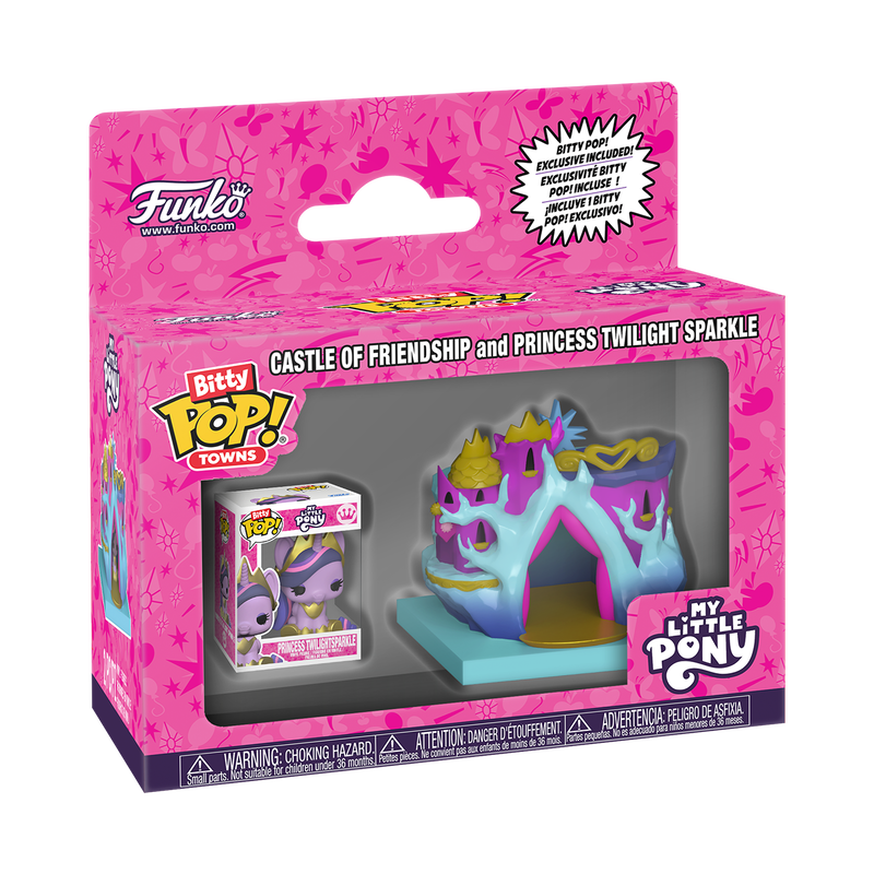 My Little Pony Bitty Pop! Towns Castle of Friendship and Princess Twilight Sparkle