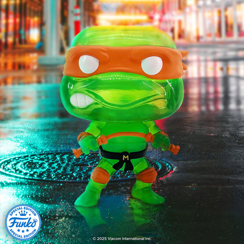 Teenage Mutant Ninja Turtles Pop! Michelangelo (Translucent Green)