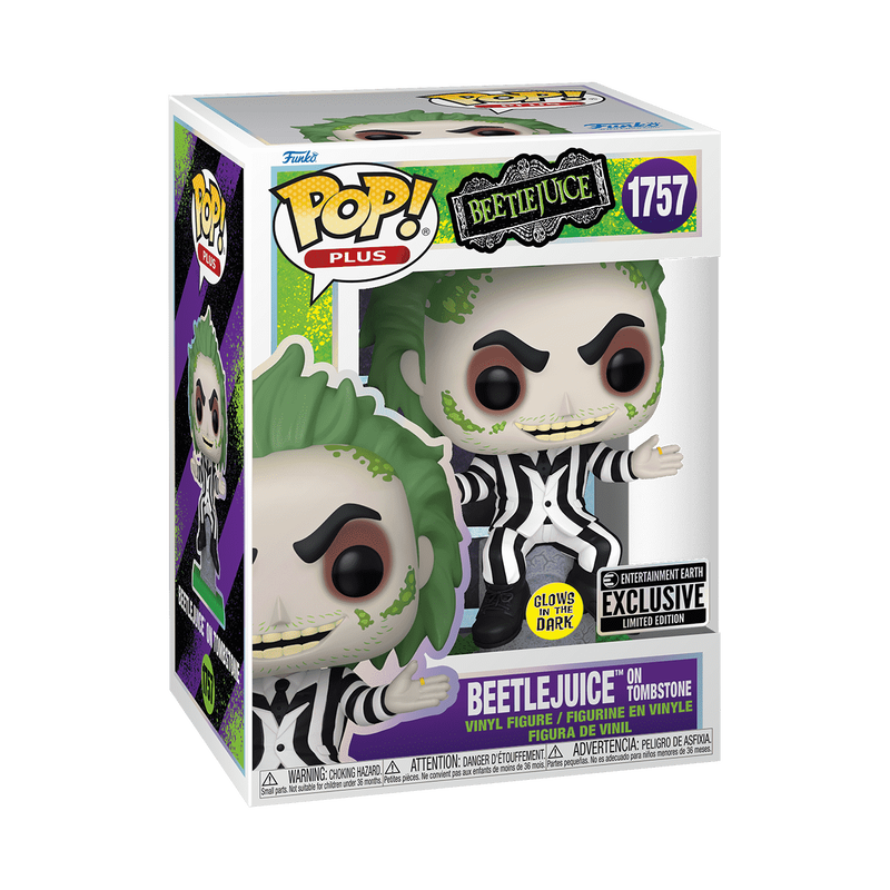 Beetlejuice Pop! Plus Beetlejuice on Tombstone (Glow)