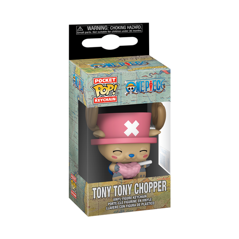 One Piece Pop! Keychain Tony Tony Chopper with Cotton Candy