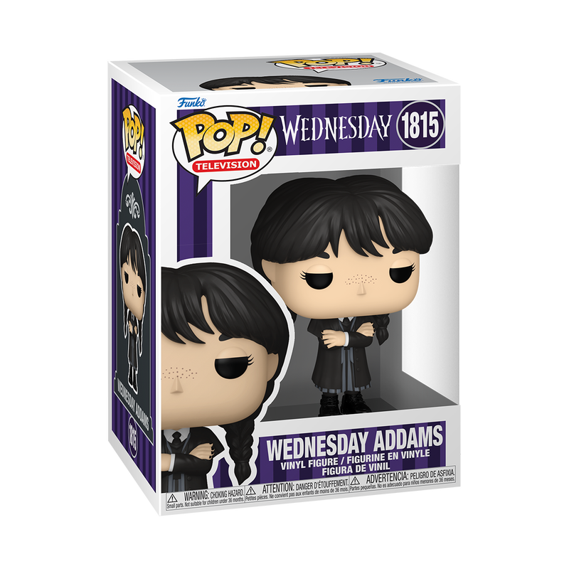 The Addams Family Pop! Wednesday Addams (Black Coat)