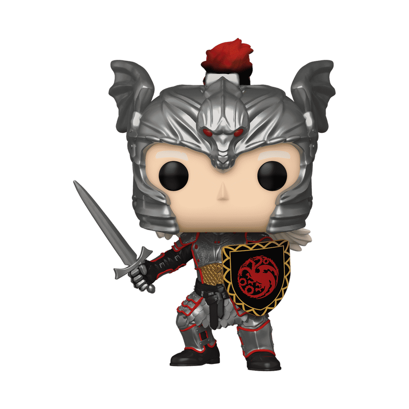 House of the Dragon Pop! Daemon Targaryen (Targaryen Armor) with Pop! Protector