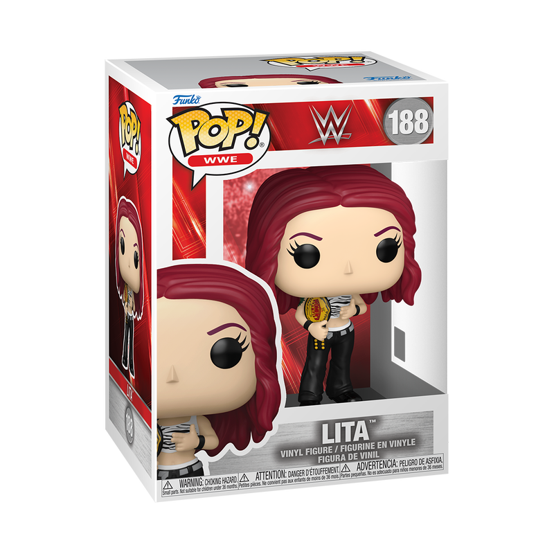 WWE Pop! Lita with Championship Belt