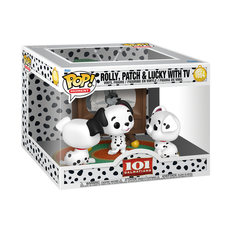 Disney Pop! Moment Rolly, Patch & Lucky with TV