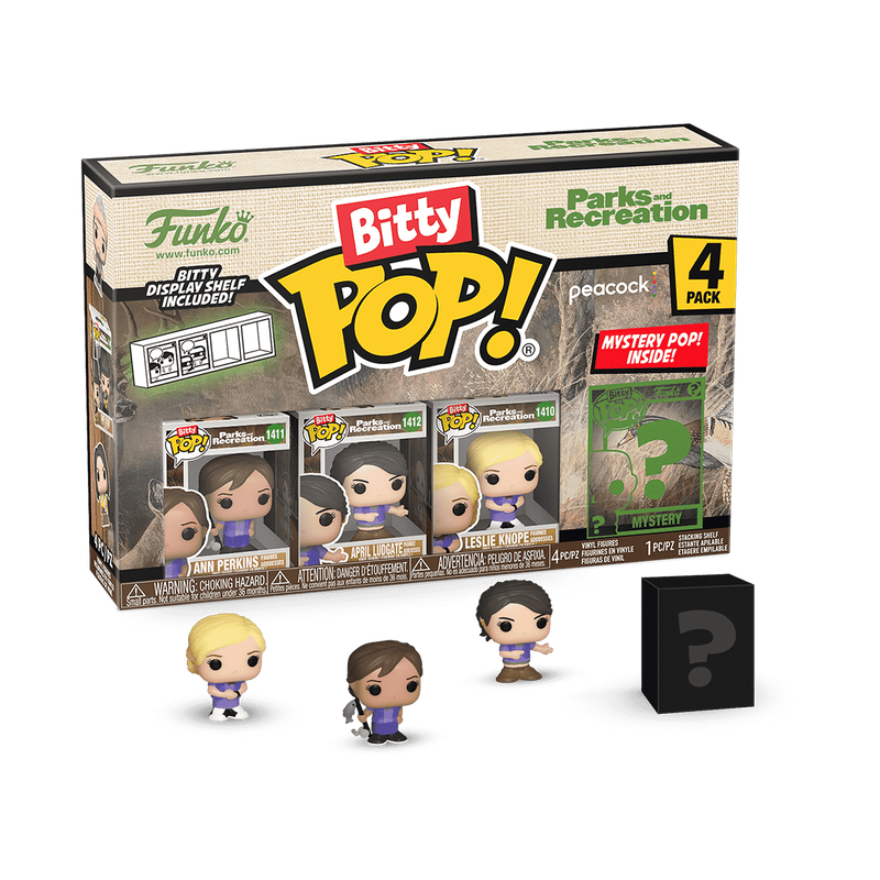 Parks and Recreation Bitty Pop! Parks and Recreation 4-Pack Series 2