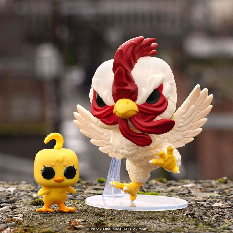 Rooster Fighter Pop! & Buddy Keiji with Piyoko