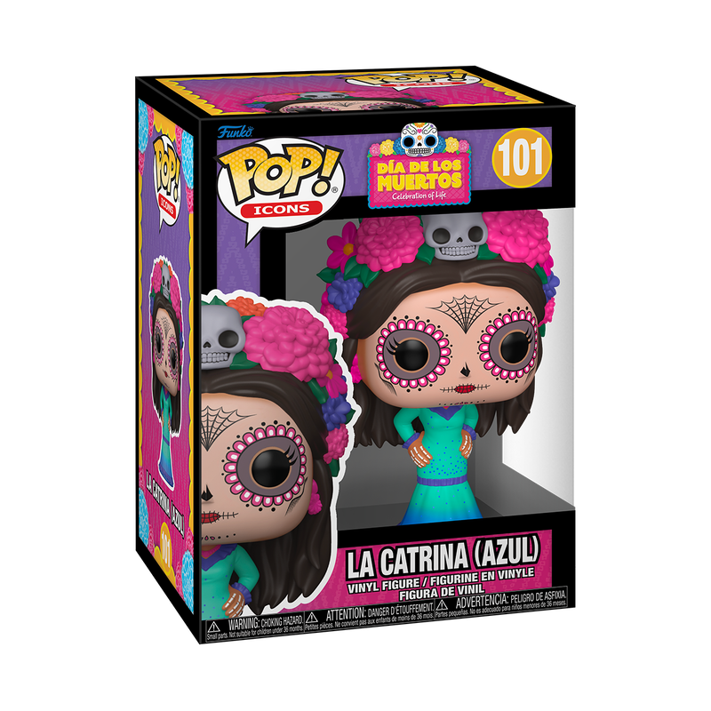 Día de los Muertos Pop! La Catrina (Azul)