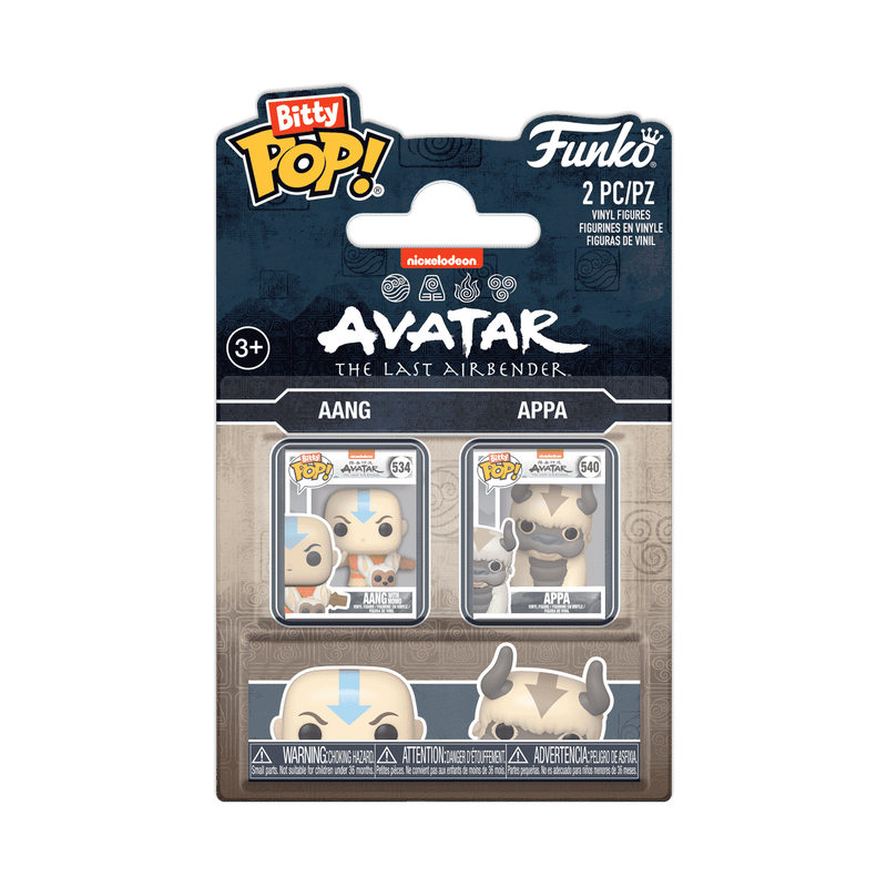 Nickelodeon Bitty Pop! Aang & Appa 2-Pack