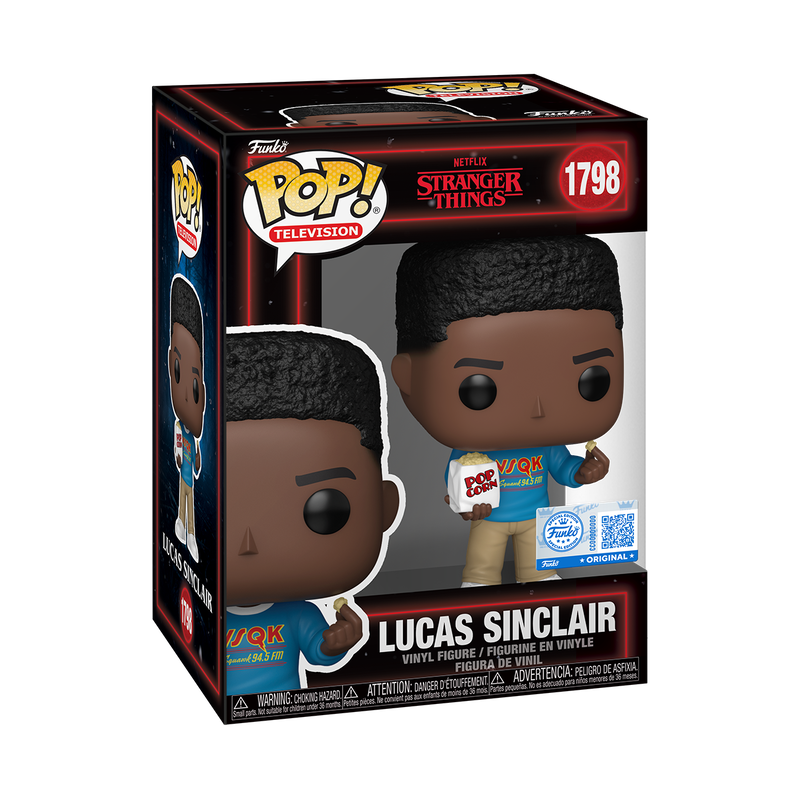 Stranger Things Pop! Lucas Sinclair with Popcorn