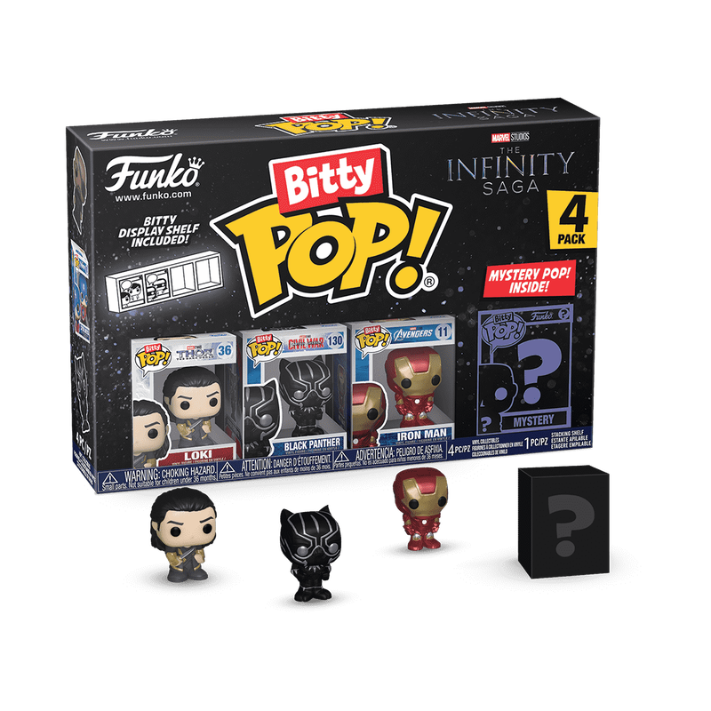 Marvel Bitty Pop! Marvel the Infinity Saga 4-Pack Series 4