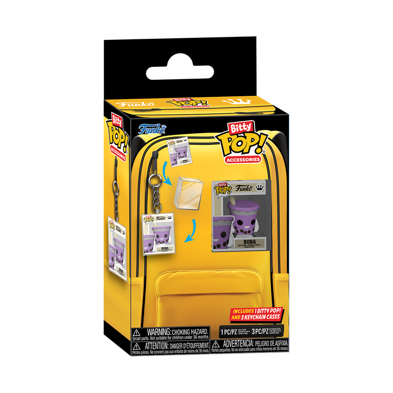 Funko Bitty Pop! Accessories Keychain Cases 4-Pack