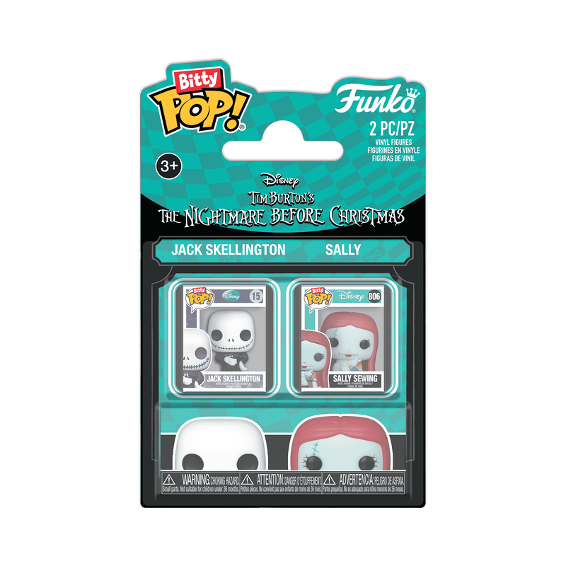 Disney Bitty Pop! Jack Skellington & Sally Sewing 2-Pack