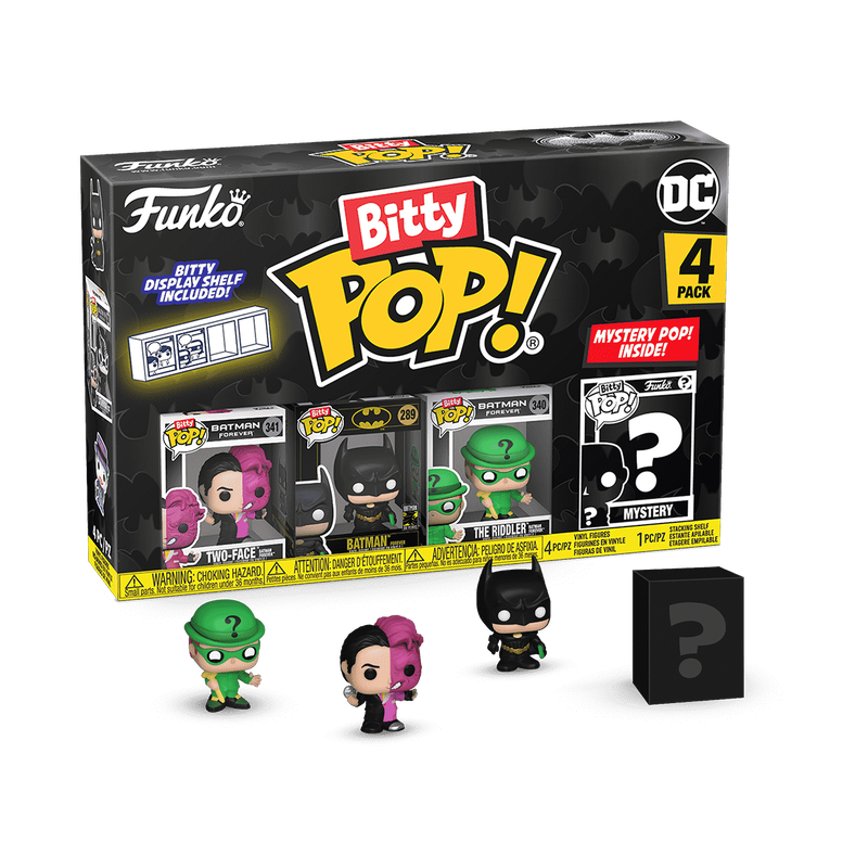DC Comics Bitty Pop! Batman 85th Anniversary 4-Pack Series 4