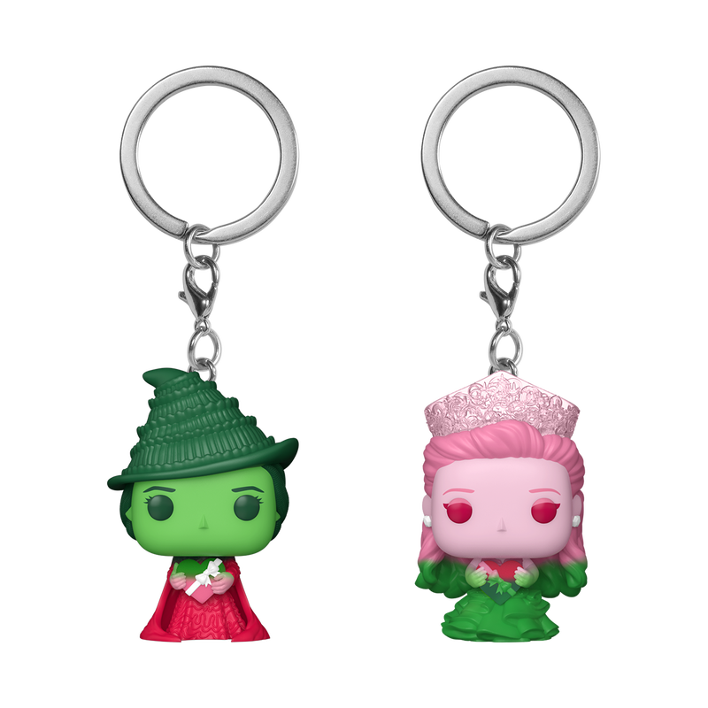 Wicked Pop! Keychain Elphaba Thropp & Glinda Upland (Ombre) 2-Pack