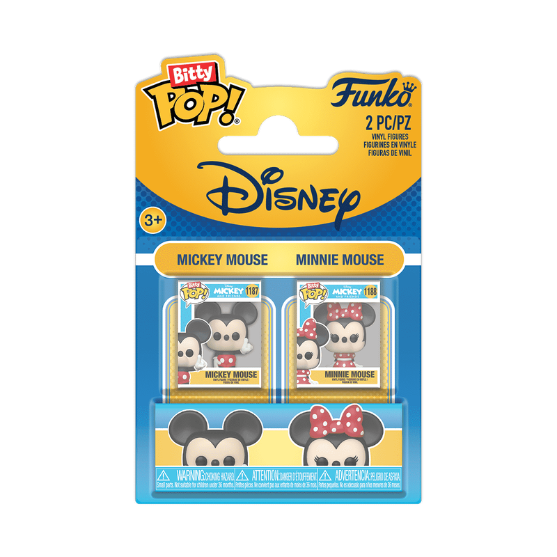 Disney Bitty Pop! Mickey & Minnie Mouse 2-Pack