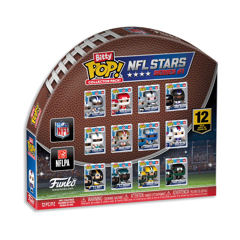 NFL Bitty Pop! Collector NFL Stars 12-Pack