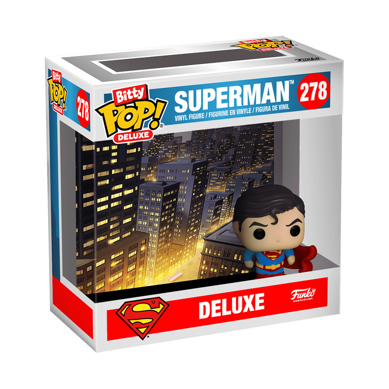 DC Comics Bitty Pop! Deluxe Superman (Cityscape)