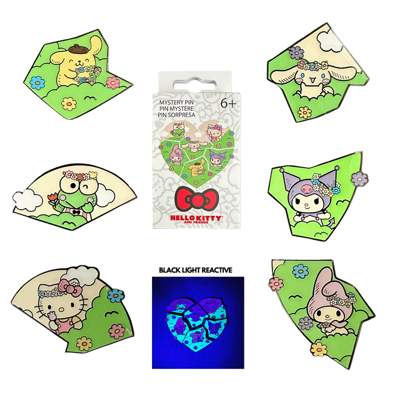 Hello Kitty And Friends Flower Crown Puzzle Blind Box Pin - Sanrio