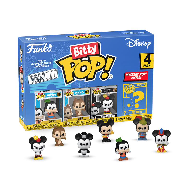 Disney Bitty Pop! Disney 4-Pack Series 4
