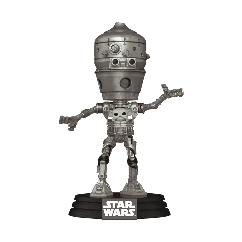 Star Wars Pop! Deluxe IG-12 with Grogu