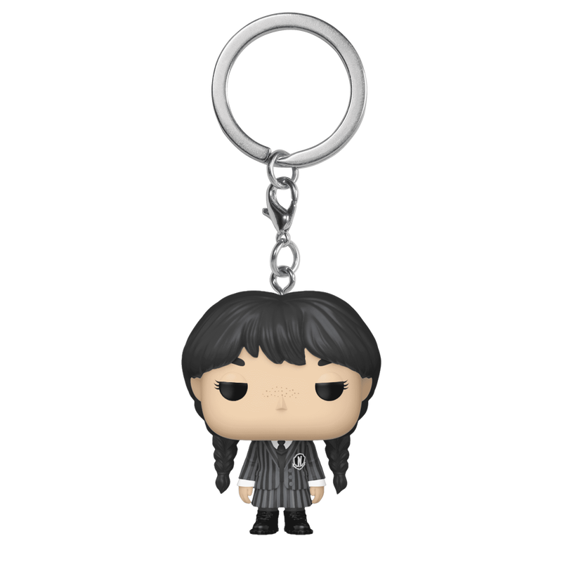 The Addams Family Pop! Keychain Wednesday Addams
