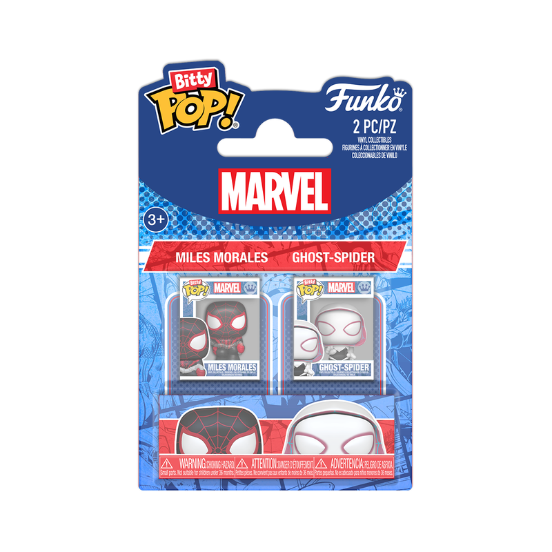 Marvel Bitty Pop! Miles Morales & Ghost-Spider 2-Pack