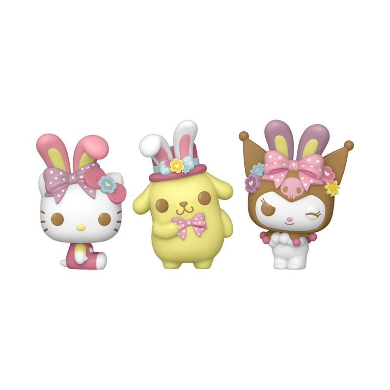 Sanrio Pocket Pop! Hello Kitty and Friends with Bunny Ears 3-Pack