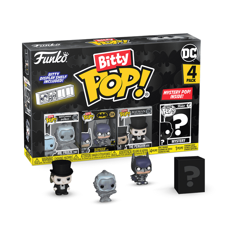 DC Comics Bitty Pop! Batman 85th Anniversary 4-Pack Series 3