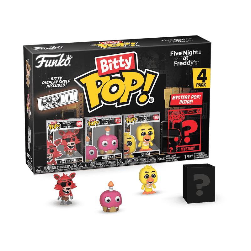 Five Nights at Freddy's Bitty Pop! Five Nights at Freddy's 4-Pack Series 2