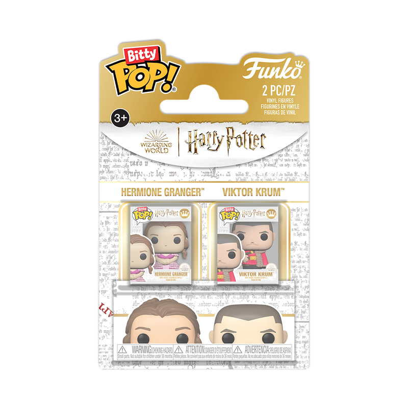 Harry Potter Bitty Pop! Hermione Granger & Viktor Frum 2-Pack