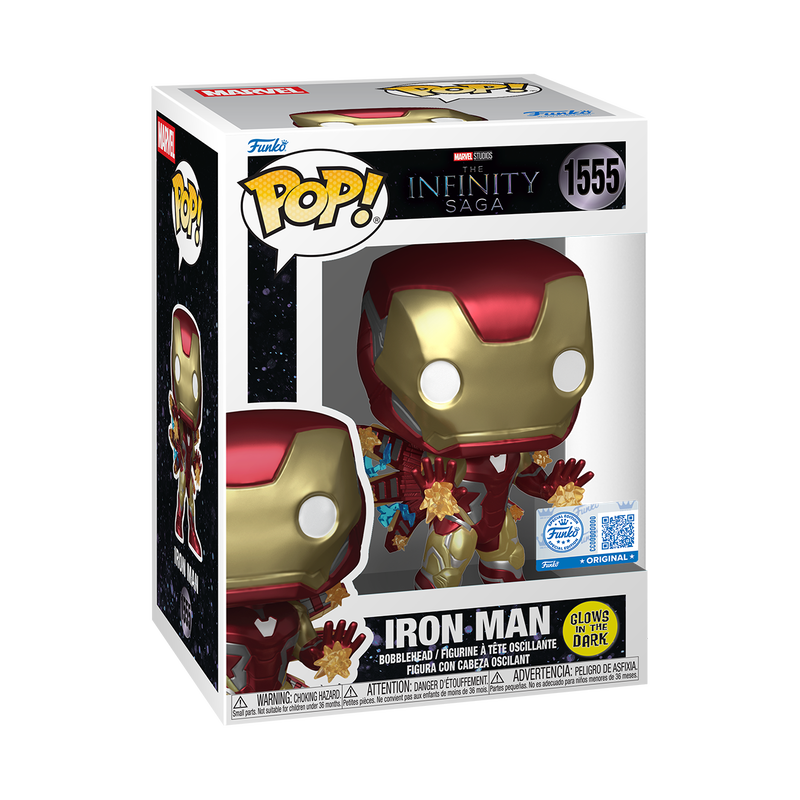 Marvel Pop! Plus Iron Man (Glow)