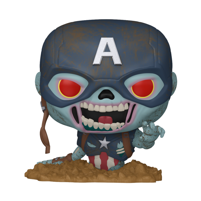 Marvel Pop! Zombie Captain America (Rising from Ground)