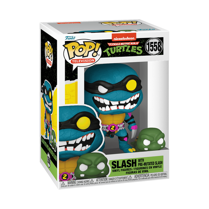 Teenage Mutant Ninja Turtles Pop! & Buddy Slash with Pre-Mutated Slash