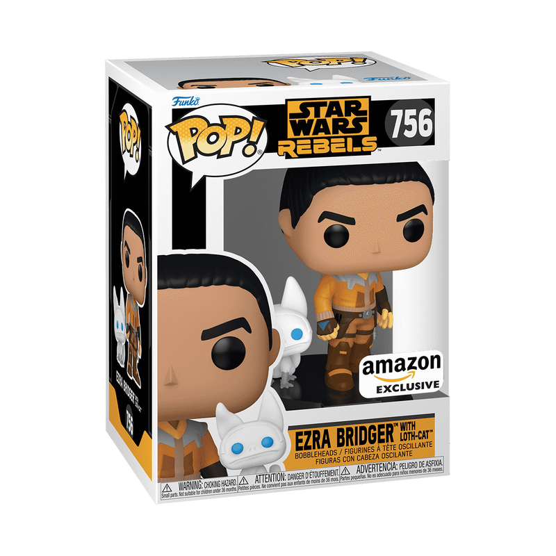 Star Wars Pop! & Buddy Ezra Bridger with Loth-Cat