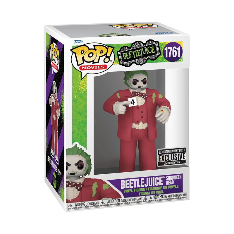 Beetlejuice Pop! Beetlejuice Shrunken Head