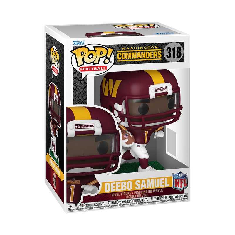 NFL Pop! Deebo Samuel (Burgundy & White Uniform)