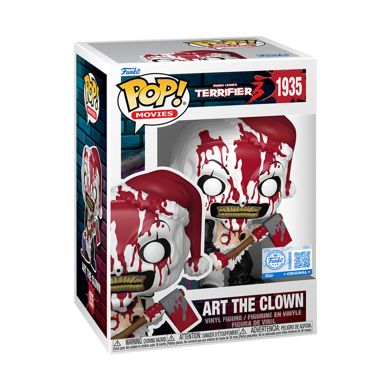 Terrifier Pop! Art the Clown with Axe (Bloody)