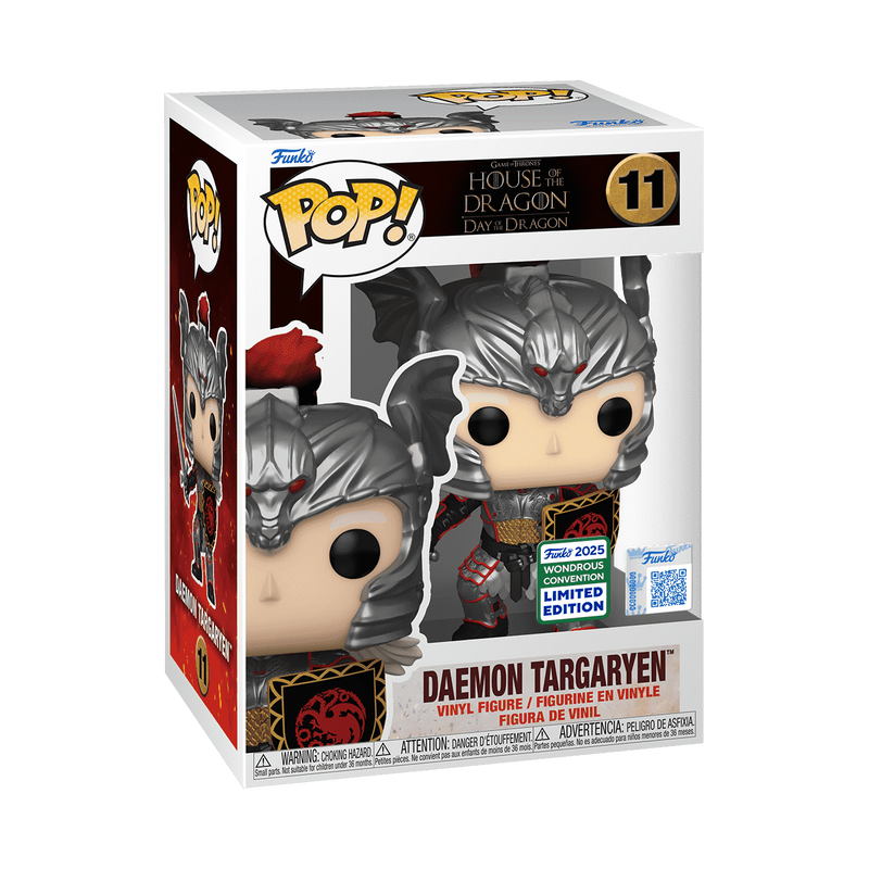 House of the Dragon Pop! Daemon Targaryen (Targaryen Armor) with Pop! Protector