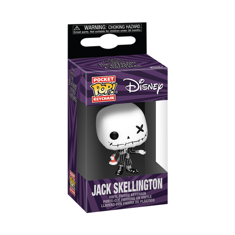 Disney Pop! Keychain Jack Skellington (Patchwork)