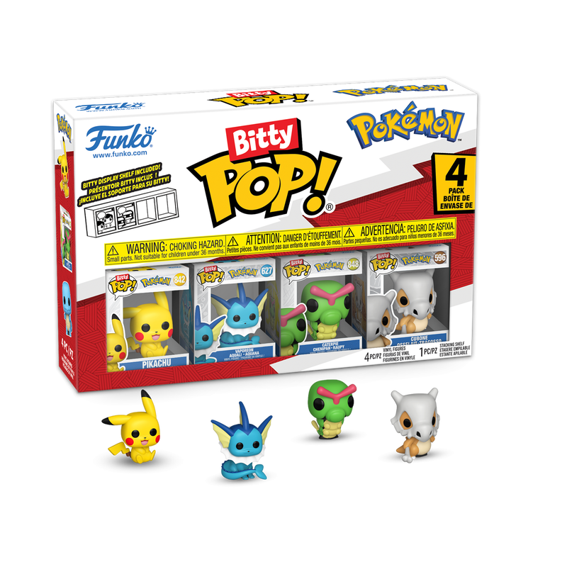 Pokémon Bitty Pop! Pokémon 4-Pack Series 1