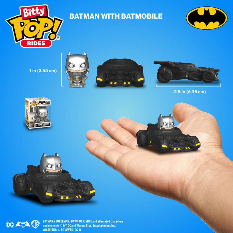 DC Comics Bitty Pop! Rides Batman with Batmobile
