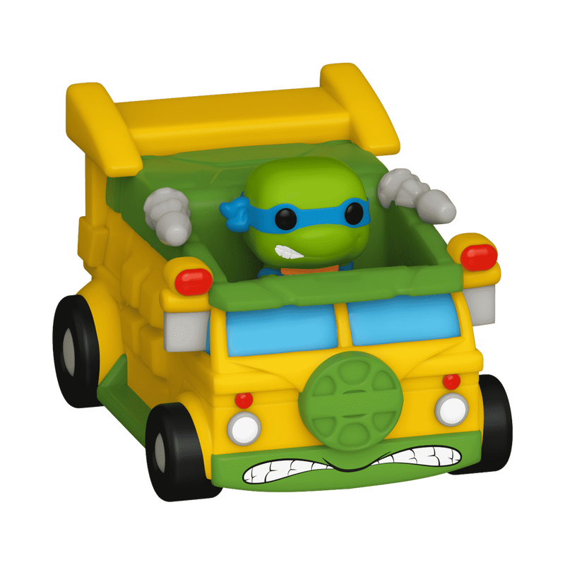 Teenage Mutant Ninja Turtles Bitty Pop! Rides Leonardo and Turtle Van