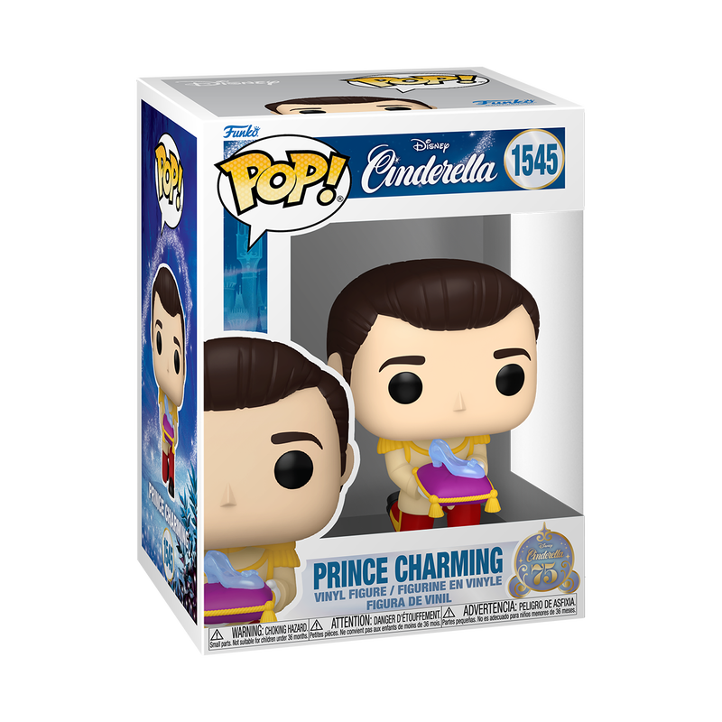 Disney Pop! Prince Charming with Slipper (75th Anniversary)