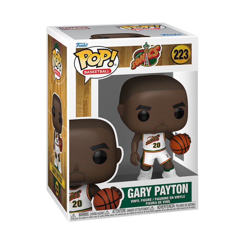 NBA Pop! Gary Payton (White Home Uniform)